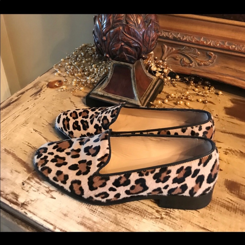 LK Bennett calf hair flats